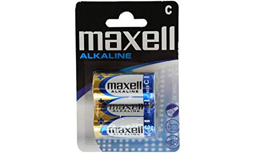 maxell - Pila alcalina, Baby C, paquete de 2 unidades