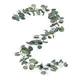 SPDTECH Artificial Eucalyptus Garland Faux Silk Leaf Décor Anniversary Engagement Party Wedding