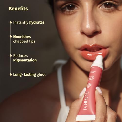 Image of Tinted Glossy Lip Butter - Dusky Rose 12ml | Amla & Mahua Oil Infused | For Dry & Chapped Lips | For Pigmented Lips
