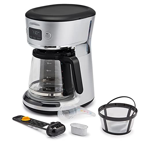 Nrp 2-Pack Solid Bottom Permanent Coffee Filter Compatible For Mr Coffee And Most 10-12 Cup Coffeemakers | Gold-Tone + Nylon #TOP5