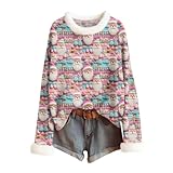 S’accorde bien avec un legging et des chaussons pour un look de maison ultra - confortable, ou avec un short en jean et des baskets pour un style de rue décontracté.