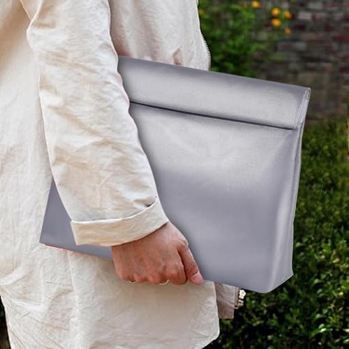 Bolsa ignífuga para dinero y documentos impermeables con cierre de cremallera 2