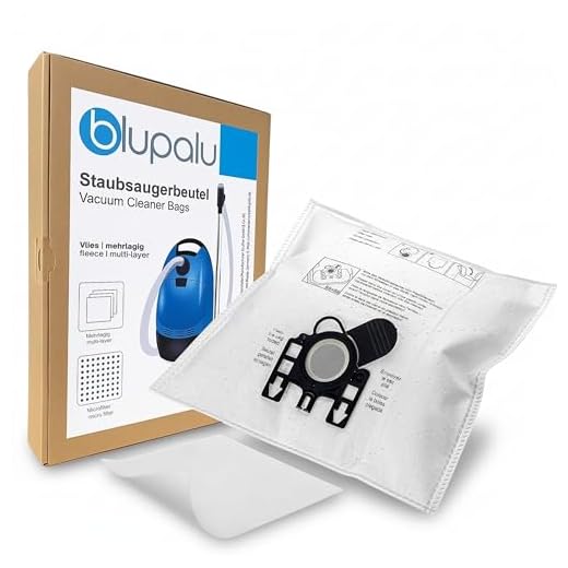 blupalu I Staubsaugerbeutel für Staubsauger Miele Sdcg1 | Sdcg1 Compact C2 Allergy Ecoline | Compact C2 Allergy Ecoline | Sdcg1 800 Watt | I 10 Stück