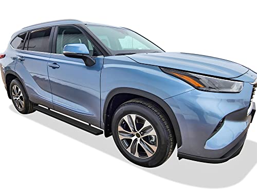 Estribos laterales acero para Toyota Highlander 2020-26 miniatura 2