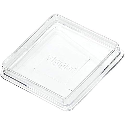 haggiy Piano/Furniture Coasters, Premium (Extremely Stable) - Clear | 60x60 mm (4 pcs.) Cover