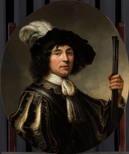 Impressions d'art mural de prestige tableau Aelbert Cuyp portrait vintage 60x90
