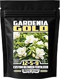 Fertilizer Commercial Grade | Gardenia Gold 12-5-9 | 5 Ounces | Custom Professional Mix | Acid-Loving Plants | Controlled-Release Formula | Enhances Blooms & Foliage | Gardenias, Azaleas, Camellias