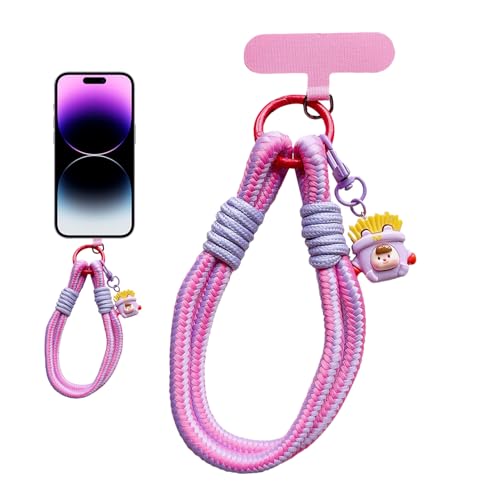 Sionhiuo Correa de teléfono móvil para teléfono móvil | Cordón antipérdida para mujer, accesorios de teléfono móvil con de colores para Navidad, cumpleaños, compras, viajes, paseos, mujeres y