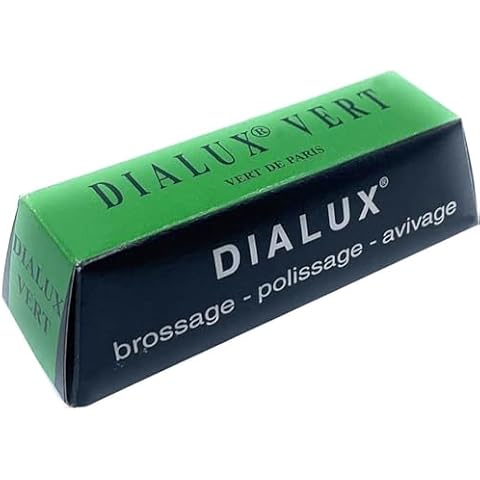 DIALUX One Bar of Green (Vert) Jewelers Polishing Compound Rouge - Paste Cover