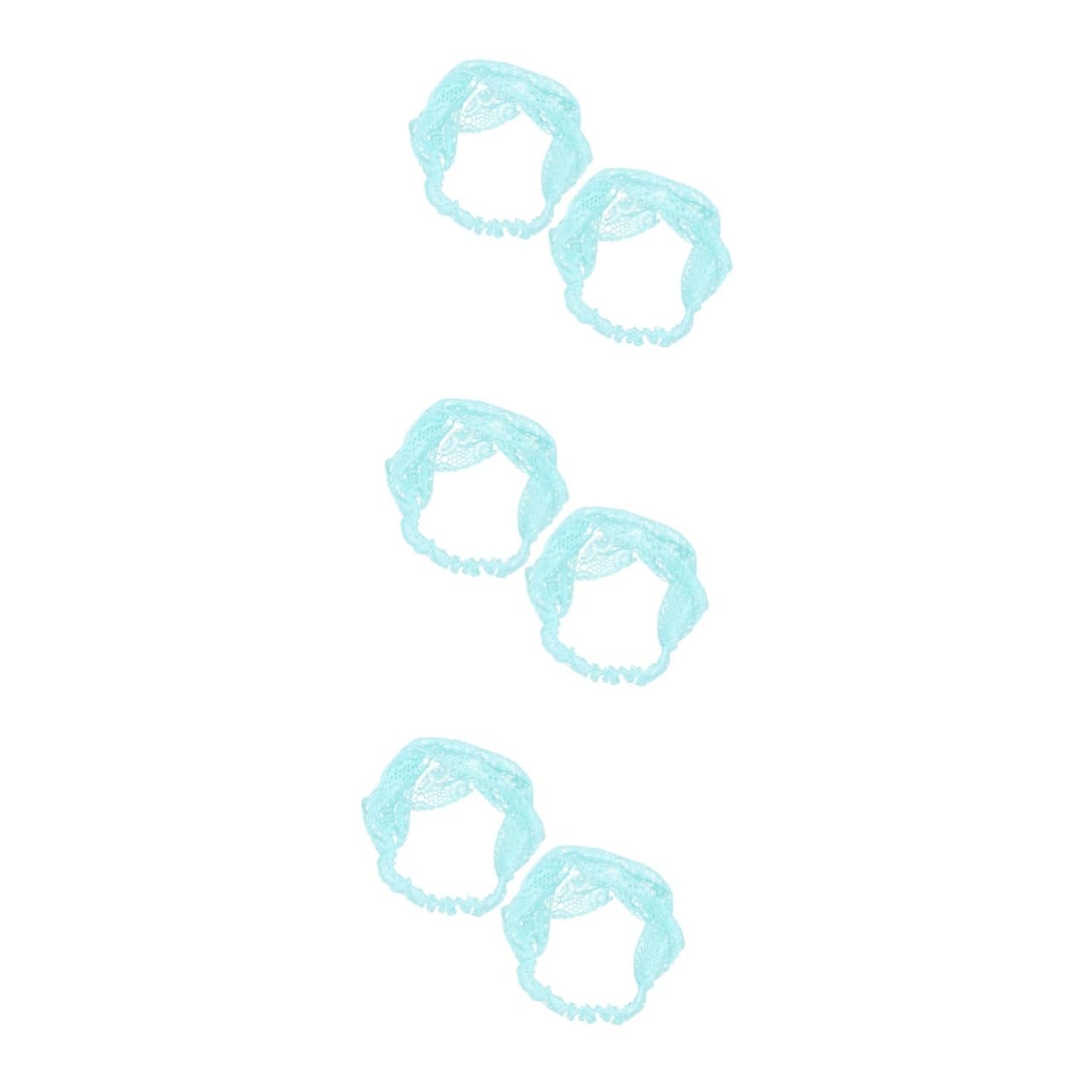 Didiseaon 6pezzi Fascia Per Pizzo Blu Da Accessori Eleganti Per Donne e Ragazze Per Occasioni Speciali e Uso Quotidiano Design Chic e Romantico