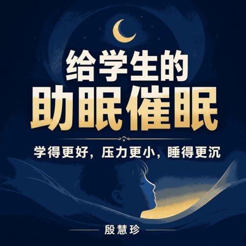 『给学生的助眠催眠：学得更好，压力更小，睡得更沉』のカバーアート