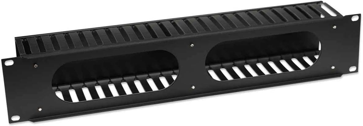 19" Front Panel Cable Manager, 2U, Intellinet 168458