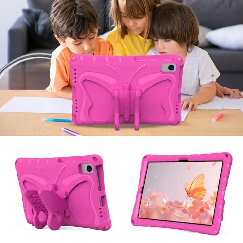 Funda antifraude Samsung Tab S8 con soporte de mariposa y correa roja 6