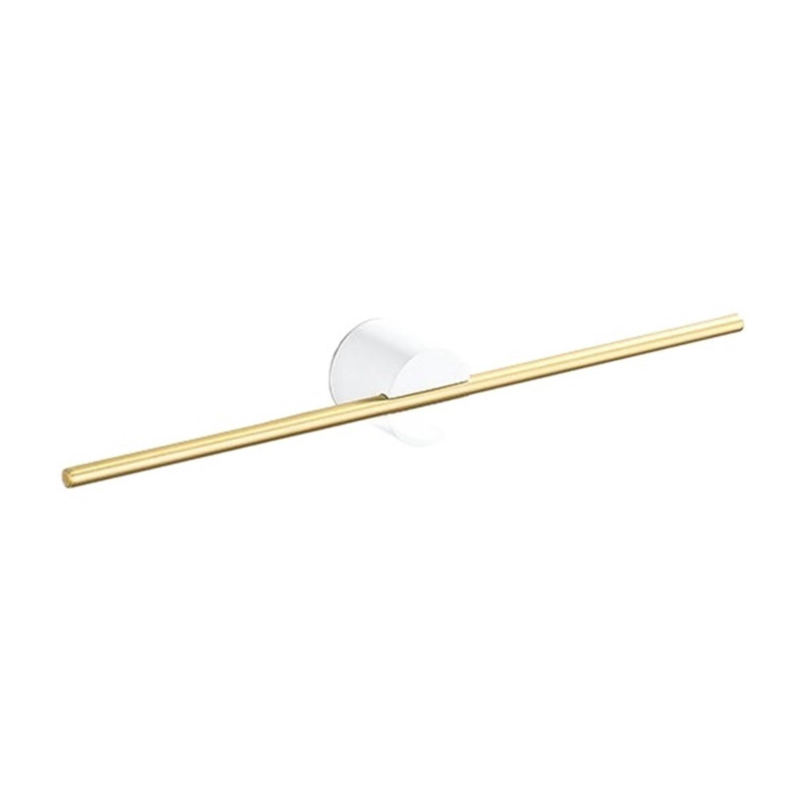 40/50cm Movable Towel Rack Hanger Bath Holder Wall Bar Space Aluminum Bathroom Shelf Kitchen Storage Easy Maintenance(F 40cm White Gold)