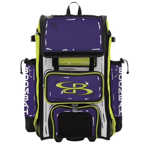 Boombah Rolling Catchers Superpack Animate Purple/Twitch/Black