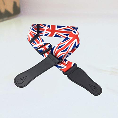 Milisten Drapeau de L’union de Sangle de Guitare pour Les Guitares Acoustiques Électriques Basses - Les Beatles, Paul McCartney, John Lennon, RIngo Starr, George Harrison Milisten Drapeau de L'union de Sangle de Guitare pour Les Guitares Acoustiques Électriques Basses – Image 6