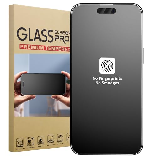Kinmiee Matte Tempered Glass Screen Protector for iPhone 16 Pro 6.3 inch, Anti-Fingerprint Silky Feeling Smooth Touch Kinmiee Matte Tempered Glass Screen Protector for iPhone 16 Pro 6.3 inch, Anti-Fingerprint Silky Feeling Smooth Touch