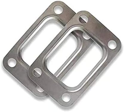 2 Pack T3 Turbo Turbocharger Inlet Flange Manifold Gasket Stainless Steel T3/T4 Precision PTE Garrett