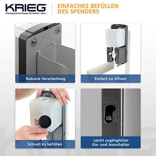Desinfektionsspender mit Sensor für kontaktlose Hygiene