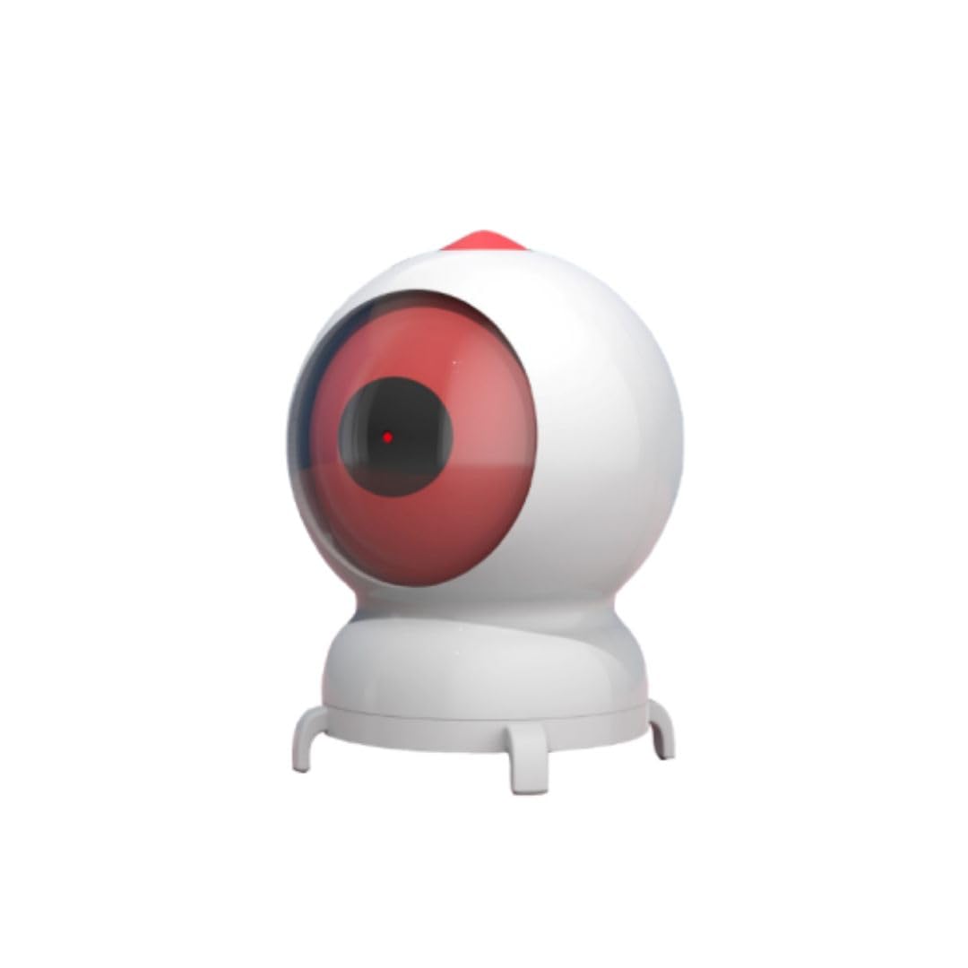 Belson DU-TC02 Jouet interactif pour chats | Laser infrarouge avec contrôle manuel | Connecté à votre smartphone via App | Mode de jeu automatique