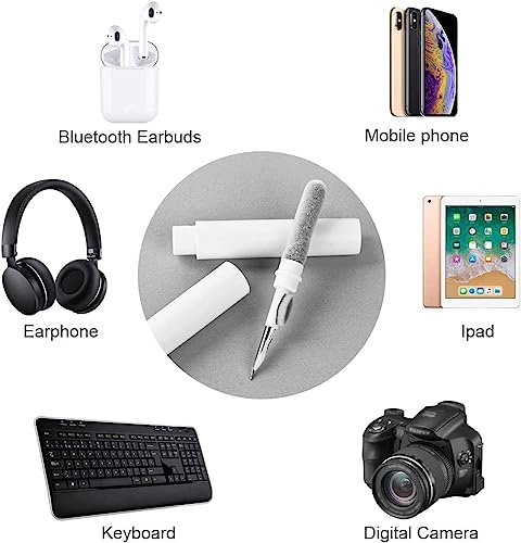 Image of Cerlink Airpod Cleaner Kit Cleaning Tool 3 in 1 for Airpods iPhone Earbud Case with Soft Brush Flocking Sponge Clean, Multi-Function Cleaners Pen Ear Bud Air Pod Pro Headphone Phone Speaker Earbuds