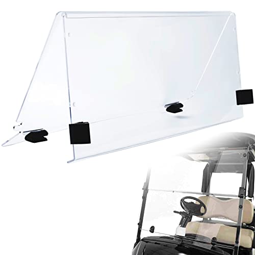 Kweetle Upgraded Clear Windshield, Club Car Precedent Windshield (2004-Up), Foldable Golf Cart Windshield Precedent With Accessories #TOP15
