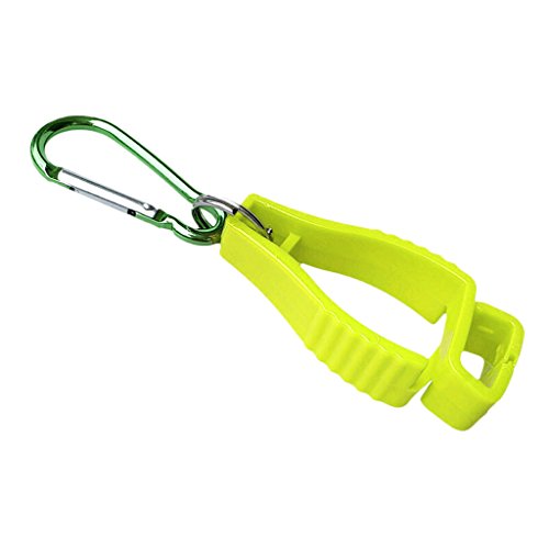 Preisvergleich Produktbild perfeclan Feuerwehr Handschuhhalter Handschuh Grabber Clips Handschuhclip Tarp Clip Arbeitshandschuhe Keeper - Gelb