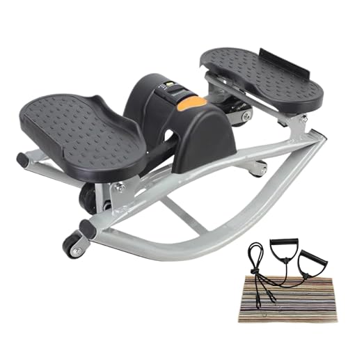 Stepper cardiovascular compacto con movimiento suave, pedales antideslizantes y tecnología hidráulica silenciosa para entrenamientos en casa y espacios pequeños