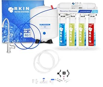 Zero Installation Purifier Water Filter - Reverse Osmosis Countertop Water Filter, Purified Alkaline Water (OnliPure for Zero TDS Undersink, Space White)