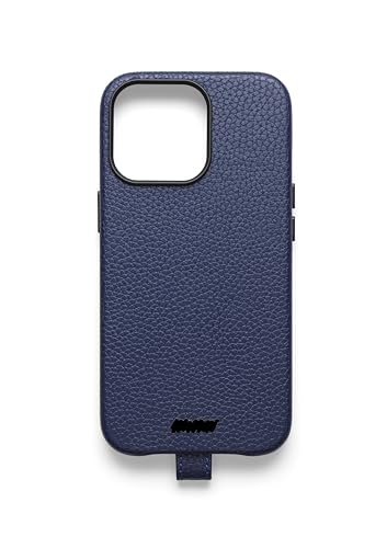 Untags - Cover Iphone 14 Pro Palette - Materiale Effetto Pelle - Morbida Microfibra Interna Antigraffio - Blu