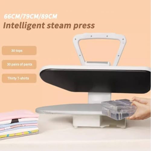 Professional Steam Press Ironing 2200W,66/79/89cm Clothes Ironing Press Machine with Touch Screen Panel, 1L Retrospecti Ironing Machine Fabric Steamer,26inch - Image 5