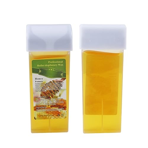 TOPINCN Cartucho de Cera Depilatoria de 100 G Camino de Cabello Rollo de Cera de Abejas en Caliente para un Efecto Rápido, para el Arte de la Uña del Cuerpo de Belleza, 12 Sabores para Elegir