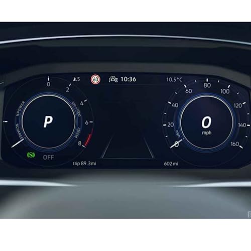 Film de Protection en Verre Trempé pour VW Tiguan 2021 2022 Écran Tableau de Bord
