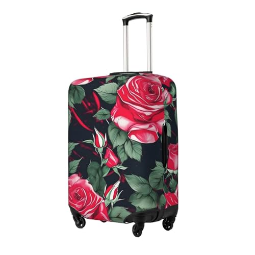 Rose Flower Floral Luggage Covers For Suitcase Approved,Suitcase Cover Protector Fit 18-32 InchLuggage2