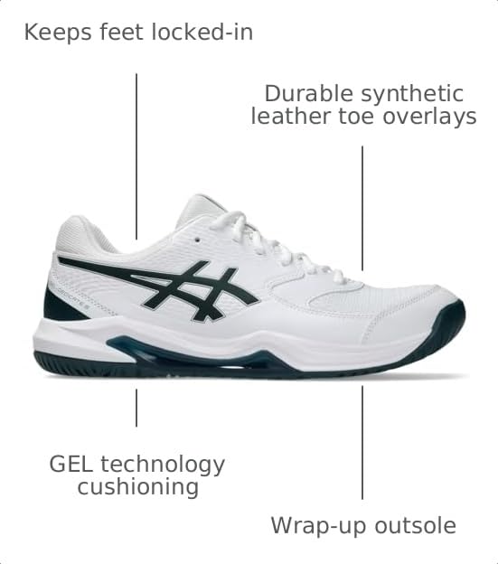 Image of ASICS Men's Gel-Dedicate 8 Tennis Shoes