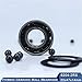6204 3NC 6204RS 6204HC Hybrid Ceramic Bearing ABEC-1 Si3N4 Industry Motor Spindle Hybrids Ball Bearings 20 * 47 * 14 mm