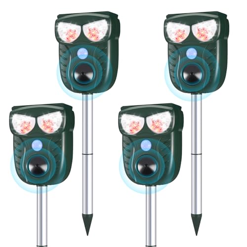 Solar Ultrasonic Animal Repellent Outdoor