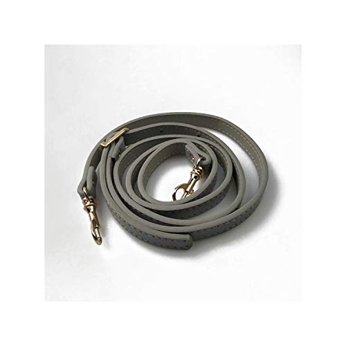 120Cm Diy Frauen Pu Leder Tasche Gürtel Crossbody Umhängetasche Gurt Ersatz Handtasche Griffe Zubehör für Taschen Grau Silber