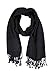 PASKMLNA Paisley Jacquard Pashmina Shawl Wrap Scarf Stole (018-13Black)