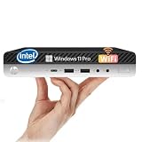 HP EliteDesk 800 G3 Mini Computadora de Sobremesa, Intel Core i5-6500, 8 GB de RAM, 256 GB de SSD, WiFi, Bluetooth, Senza tastiera e Mouse, Windows 11 Pro (reacondicionado)
