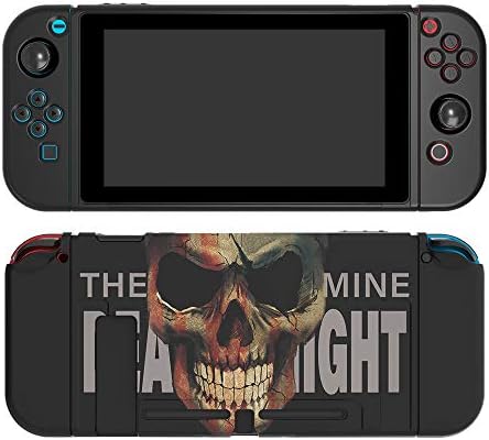 LOVE MEI Dockable Protective Case for Nintendo Switch, Grip Case Cover with Shock-Absorption and Anti-Scratch Design Compatible with Nintendo Switch