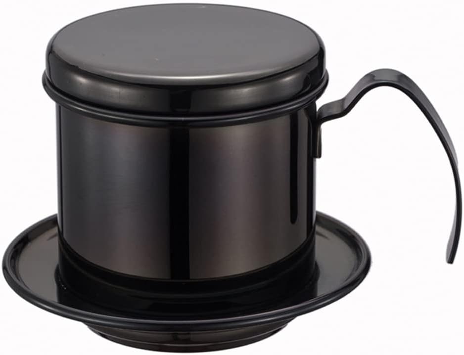 Stainless Steel Vietnamese Coffee Drip Filter Cup Portable Traditional Vietnam Coffee Maker Coffee Brewing Tool for Office Home (Color : D) (C)
