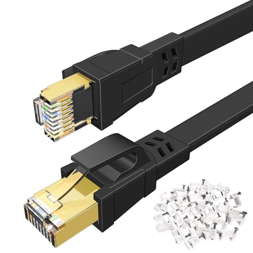 DEEGO Cat 8 Ethernet Cable 150FT – Shielded U/FTP, 40Gbps
