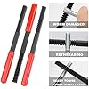 Hromee 49-Piece Thread Chaser Set, UNC UNF & Metric Thread Restorer Tool, Thread Cleaner Rethreading Master Kit