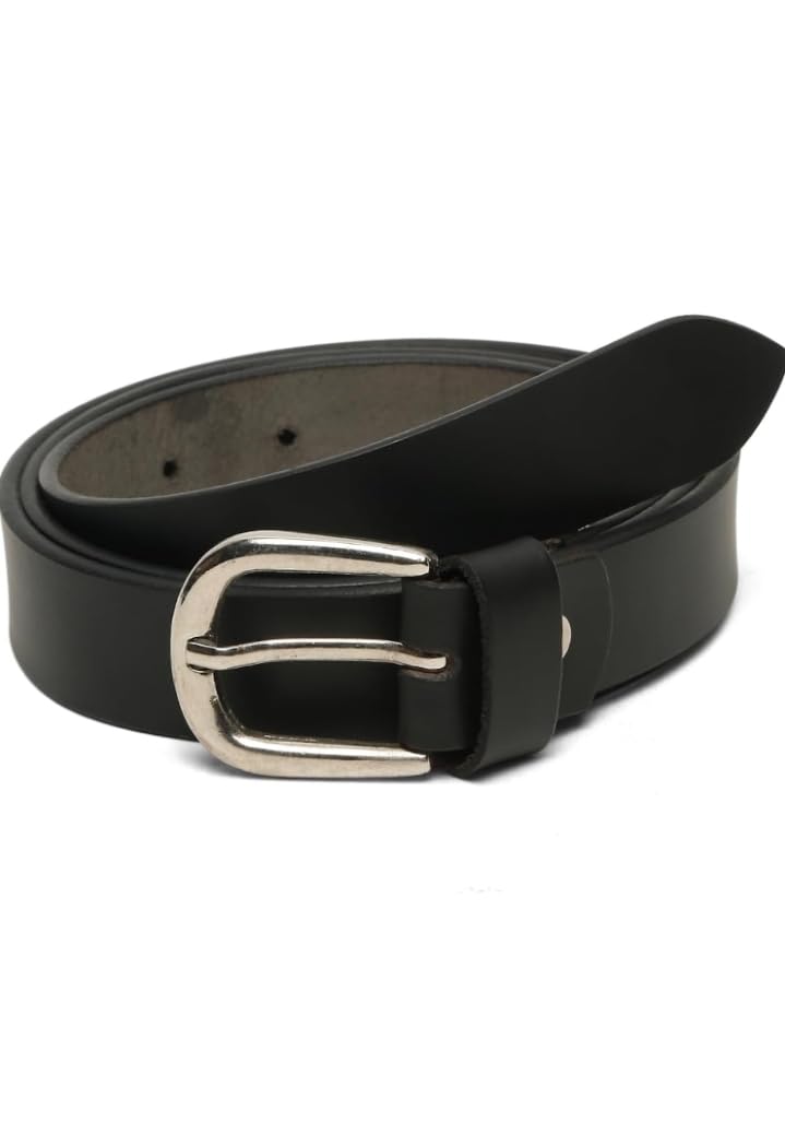 Women Genuine Italian Leather Belt, Formal/Casual, Adjustable up to 38 Inches, for Jeans