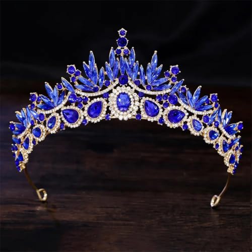 Women's Crystal Rhinestone Bridal Tiara Wedding Crown Elegant Hair Accessories