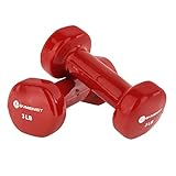 Set of 2 Vinyl Coated Dumbbells, With A Great Non Slip Grip, Choose You Weight Size
