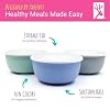 Elk and Friends Stainless Steel Bowls with Silicone Sleeve for Babies & Toddlers | Lids Included | Stay Put Suction | Cereal & Snack Bowls | 4 Pack #3
