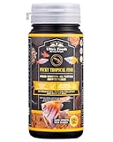 Ultra Fresh Tropical Fish Flakes Food, Color Boosting, All Natural, Complete Nutrition for Tropical Fish, Discus, Angelfish 0.7oz