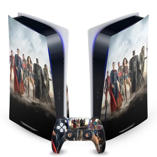 Plaque Frontale Vinyle Zack Snyder's Justice League pour Rénover une Console PS5 Rayée
